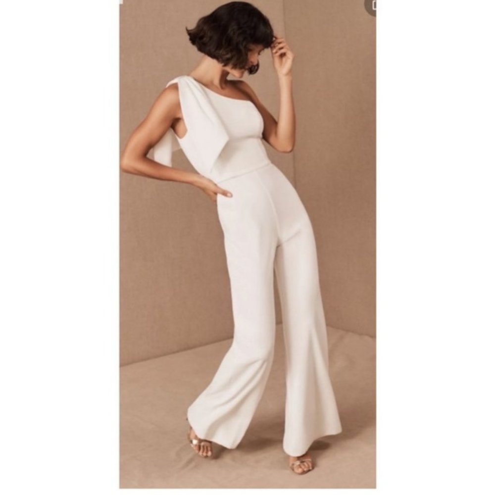 BHLDN One Shoulder Jumpsuit